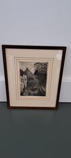 Hendrik de Laat ets van de Uilenburg Den Bosch, Antiek en Kunst, Ophalen of Verzenden