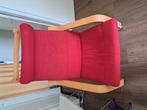 Rood grene fauteuil gebruikt, Huis en Inrichting, Fauteuils, Ophalen, Gebruikt