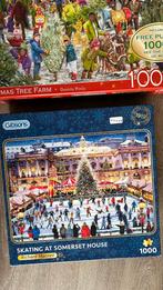 Puzzels legpuzzels kerst kerstmis 1000 stukjes, Hobby en Vrije tijd, Denksport en Puzzels, Ophalen, 500 t/m 1500 stukjes, Gebruikt