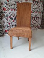 6 Origineel Loom Eetkamerstoelen., Huis en Inrichting, Stoelen, Ophalen, Riet of Rotan, Gebruikt, Bruin