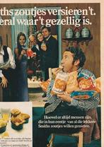 retro reclame 1972 Smiths chips man wil 't niet delen, Verzenden, Overige typen