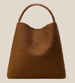 Naghedi Hobo bag large, Ophalen of Verzenden, Zo goed als nieuw, Bruin, Handtas