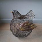 Landelijke draadmand kip kippenmand eiermand *Etage3*, ., Ophalen of Verzenden, Zo goed als nieuw, .