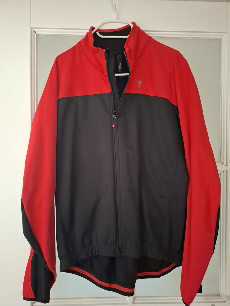 Specialized Fietsjack - Rood/Zwart - Maat xxxl, Specialized, Heren, Overige maten, Ophalen of Verzenden
