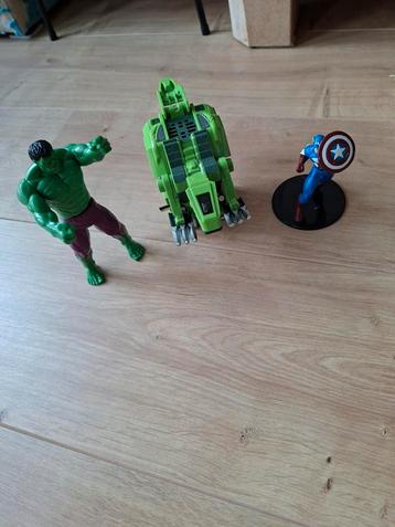 Hulk, captain america en dino beschikbaar voor biedingen