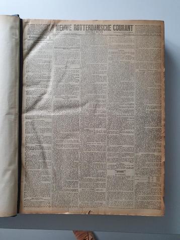 Gebonden krant Nieuwe Rotterdamsche Courant – mei-juni 1919 beschikbaar voor biedingen