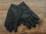 100% Leren handschoenen dames gevoerd zwart L gevlochten, Ophalen of Verzenden, Zo goed als nieuw, Handschoenen