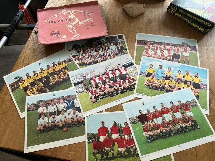 Esso voetbal elftal foto’s 1958/1959, Verzamelen, Sportartikelen en Voetbal, Zo goed als nieuw, Overige typen, Feyenoord, Ophalen of Verzenden