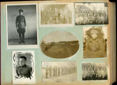 WO2 Sovjet Fotoalbum Officier Medailles Kapitein Artillerie, Verzamelen, Militaria | Tweede Wereldoorlog, Landmacht, Foto of Poster