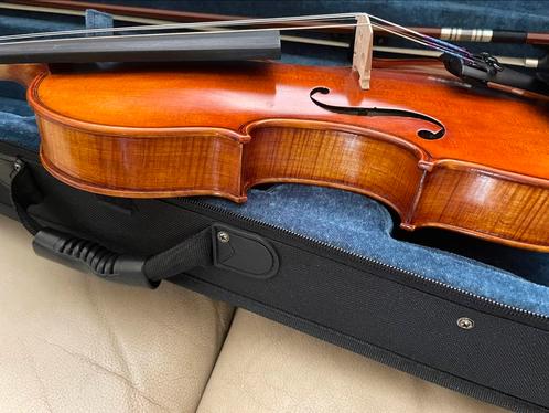 Mooie handgemaakte viool 4/4 v den Broek uit Meppel, Muziek en Instrumenten, Strijkinstrumenten | Violen en Altviolen, Gebruikt