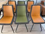 Eetkamerstoelen 6 stuks Xooon, Huis en Inrichting, Stoelen, Ophalen, Gebruikt, Overige kleuren, Leer