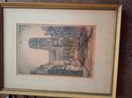 Oude pentekening van Rotterdam, Antiek en Kunst, Ophalen of Verzenden
