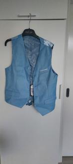 Nieuw gilette, lichtblauw, maat M, Kleding | Heren, Kostuums en Colberts, Ophalen of Verzenden, Nieuw, Maat 48/50 (M), Blauw