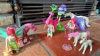 Playmobil feeën en eenhoorns set – met vleugels, paarden, Ophalen of Verzenden, Gebruikt
