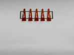Vintage Teak Kapstok Art Deco houten design wand kapstok, Ophalen of Verzenden, Gebruikt, Hout, Wandkapstok