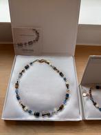 Coeur de Lion Iconic Blue Moon Set - Nieuwstaat!, Sieraden, Tassen en Uiterlijk, Kettingen, Met kristal, Overige materialen, Blauw