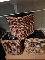 Drie rieten maanden voor op balkon of terras of voor in huis, Tuin en Terras, Ophalen, Overige materialen, Balkon, Rond