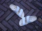 GRATIS VERZENDEN WITTE ARIZONA BIRKENSTOCK SLIPPERS 38, Slippers, Verzenden, Wit, Zo goed als nieuw