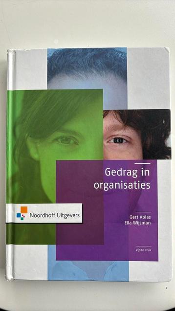 Ella Wijsman - Gedrag in organisaties beschikbaar voor biedingen