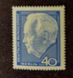 Berlin 1967 Heinrich Luebke Mi 315 postfris, Verzenden, Overige periodes, Postfris