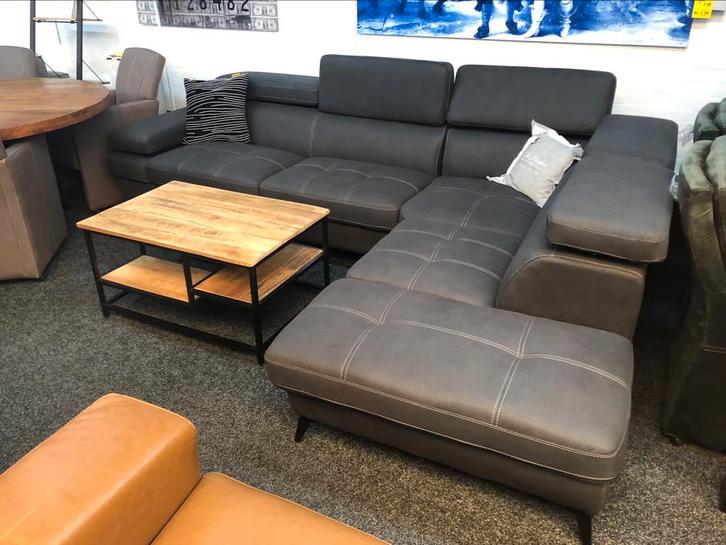 Hoekbank in zeer sterke Texas stof, Huis en Inrichting, Banken | Bankstellen, Nieuw, Vierpersoons of meer, 150 cm of meer, Stof