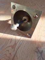 Oude messing deurbel, Gebruikt, Vintage, Ophalen of Verzenden, Minder dan 100 cm