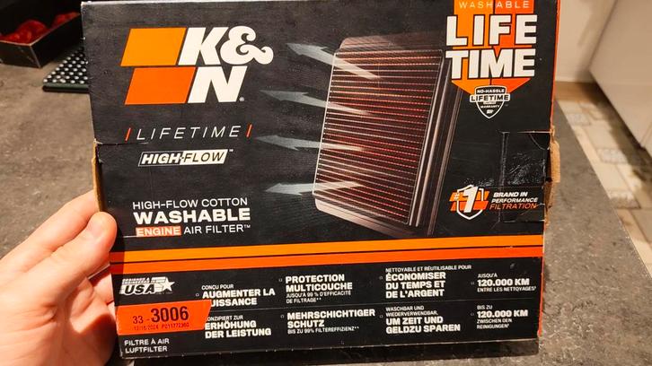 Nieuwe K&N Luchtfilter, Auto-onderdelen, Filters, Alfa Romeo, Audi, BMW, Citroën, Fiat, Ford, Honda, Mazda, Mercedes-Benz, Mini