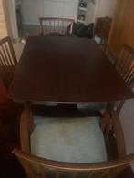 Vintage Retro’50 Eethoek met vier stoelen., Huis en Inrichting, Complete eetkamers, Ophalen, Gebruikt, Vintage Retro jaren 50