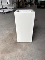 Witte Kunststof Plantenbak 40x40x80cm, Tuin en Terras, Kunststof, Gebruikt, Minder dan 60 cm, Vierkant