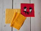 Lieve stofjes in geel en rood - Jip en Janneke, Nieuw, Ophalen of Verzenden, 30 tot 120 cm, Katoen