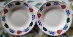 2 Boerenbont servies. Soepborden  Bosch, Ophalen of Verzenden