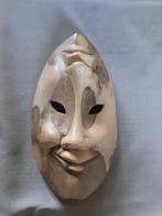 Houten masker uit Bali, 2 gezichten/uitdrukkingen, Ophalen of Verzenden