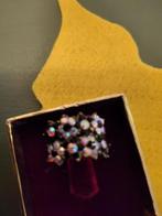 Ring, Michal Negrin, zwart-wit, verstelbaar, Sieraden, Tassen en Uiterlijk, Overige materialen, Met strass, Verzenden, Zwart