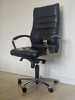 Topstar executive bureaustoel zwart chroom verstelbaar, Ophalen, Gebruikt, Zwart, Bureaustoel