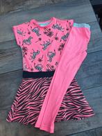 Mooi jurkje met bijpassende legging maat 116/122, Meisje, Ophalen of Verzenden, Zo goed als nieuw, Jurk of Rok
