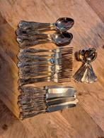 Verzilverd Bestek Set - 12 Delig - Italiaans Design, Antiek en Kunst, Ophalen of Verzenden