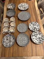 Dierenthema servies - panter - zo goed als nieuw, Huis en Inrichting, Keuken | Servies, Ophalen, Zo goed als nieuw, Bord(en), Overige stijlen