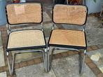 2xThonet stijl Breuer buisframestoelen zwart, prijs per stuk, Ophalen, Twee, Zwart, Breuer Thonet