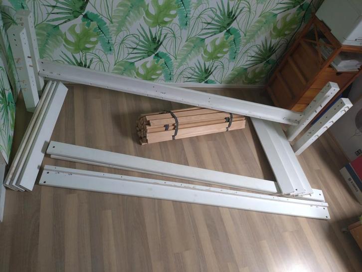 Bed/hoogslaper 200 x 90 x 160 cm, Huis en Inrichting, Slaapkamer | Stapelbedden en Hoogslapers, Gebruikt, Hoogslaper, 90 cm, 200 cm