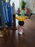 kristalglas gekleurde kandelaar, Eén persoon