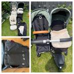 Bugaboo donkey twin/duo + plankje + transporttas + maxicosi., Kinderen en Baby's, Kinderwagens en Combinaties, Ophalen, Gebruikt