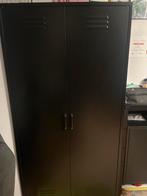 Metalen locker kast - zwart - nieuwstaat, Huis en Inrichting, Ophalen, Minder dan 50 cm, Nieuw, Metaal