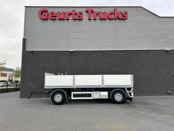 Kwb O4DBI2 2-ASSIGE OPEN LAADBAK MET BORDEN AANHANGWAGEN / A beschikbaar voor biedingen