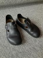 Zwart leren Birkenstock damesschoen model London mt 38, Verzenden, Zwart, Overige typen, Gedragen