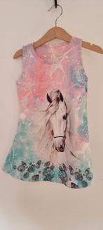 Jurk paard maat 98 104, Ophalen of Verzenden, Zo goed als nieuw, Meisje, Jurk of Rok