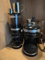 Kitchenaid artisan espressomachine en bonenmaler, Ophalen, Zo goed als nieuw, Espresso apparaat