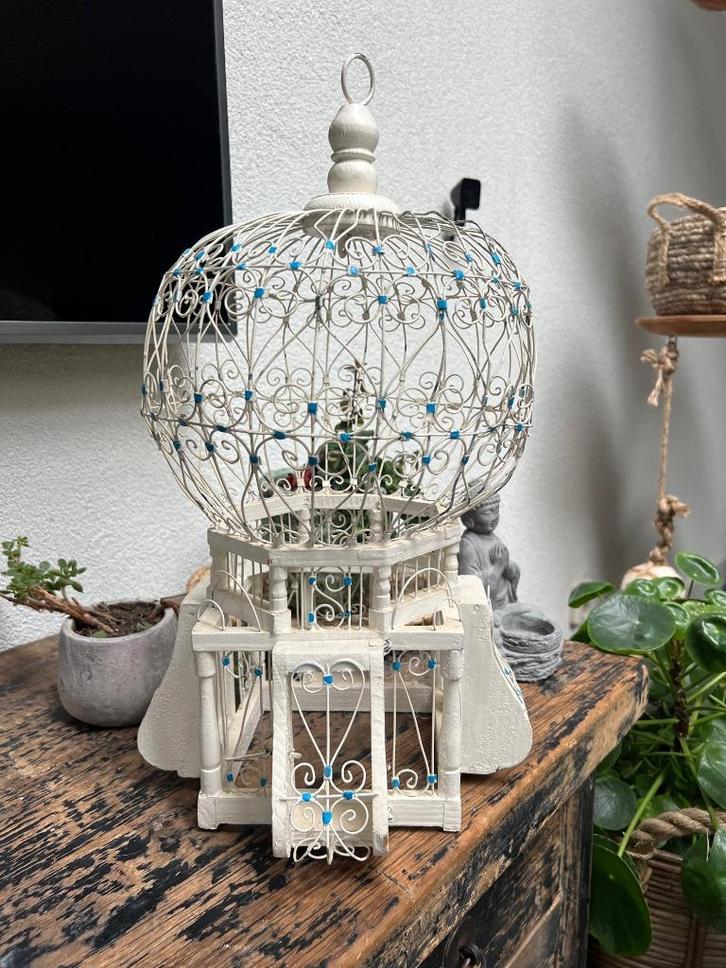 Vintage Boho Marokkaanse decoratie vogelkooi oosters, Huis en Inrichting, Woonaccessoires | Overige, Gebruikt, Ophalen of Verzenden