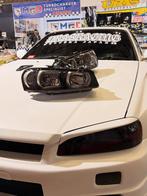 Uras led koplampen set - Nissan Skyline R34 GTT GTR GT-R, Ophalen of Verzenden