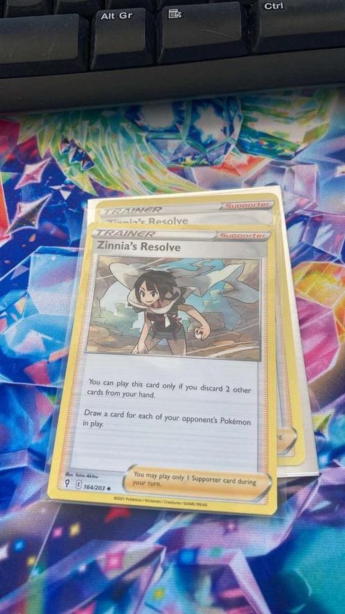 evolving skies - zinnia's resolve, Hobby en Vrije tijd, Verzamelkaartspellen | Pokémon, Nieuw, Losse kaart, Ophalen of Verzenden