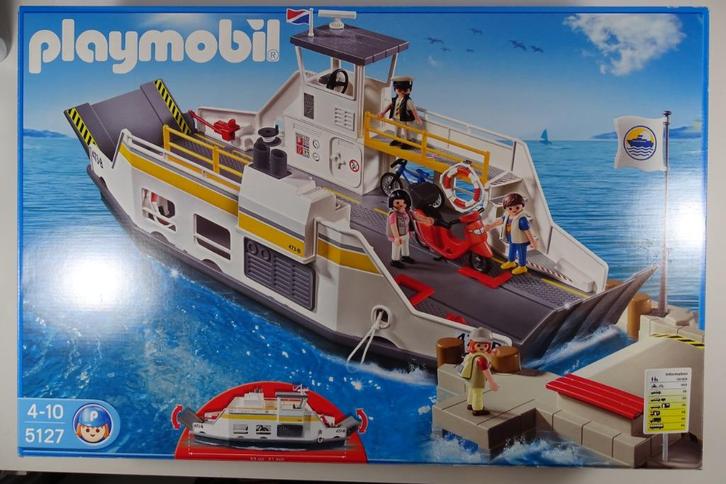 Playmobil 5127 Veerboot, Kinderen en Baby's, Speelgoed | Playmobil, Zo goed als nieuw, Complete set, Ophalen of Verzenden